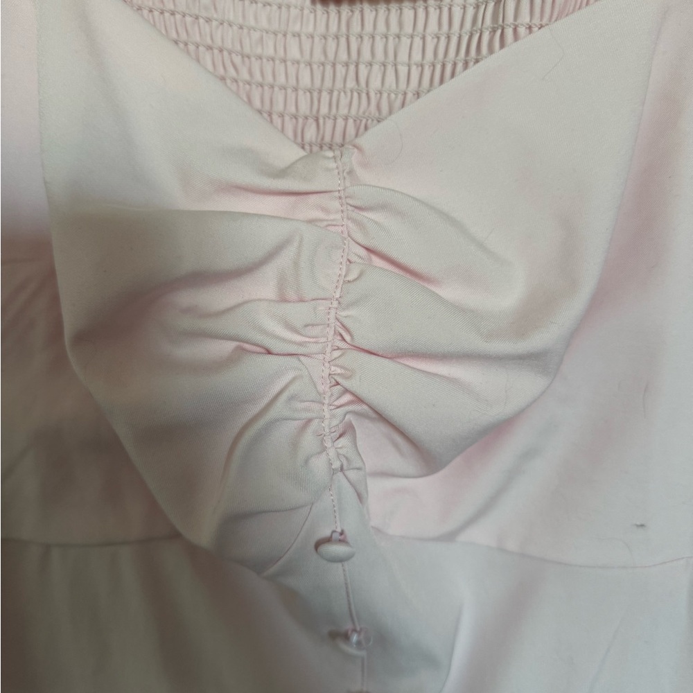 Pink Ruched Blouse